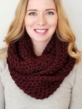 Wool Blend Infinity Scarf
